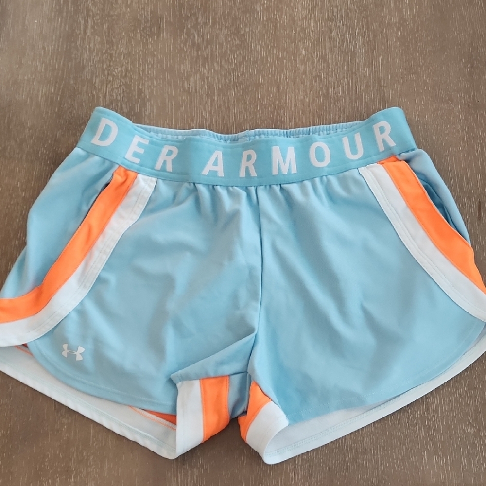 Under Armour Light Blue Athletic Shorts